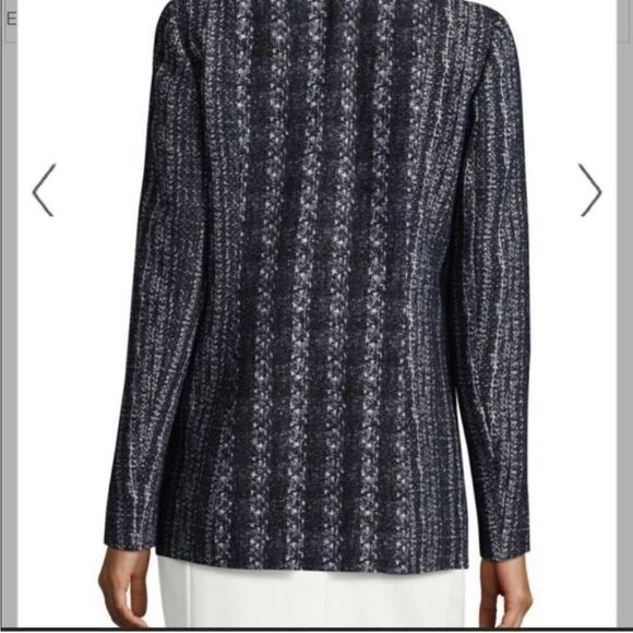 NWT Elie Tahari Bonnie Tweed Blazer Jacket Size 4 - Picture 2 of 12